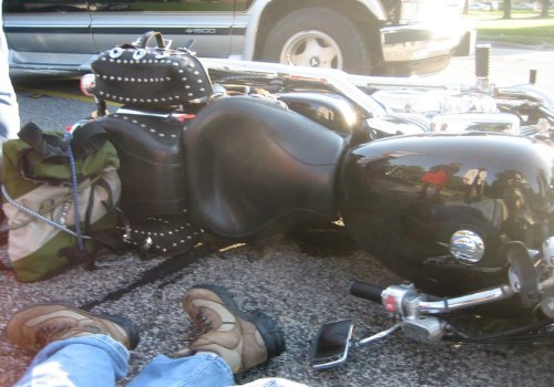 The Truth About Leaving Your Motorcycle on Its Side